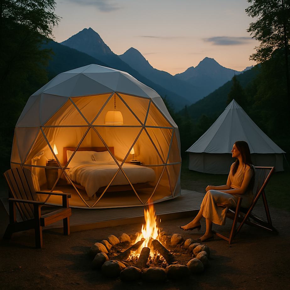 Глемпінг: розкіш серед природи